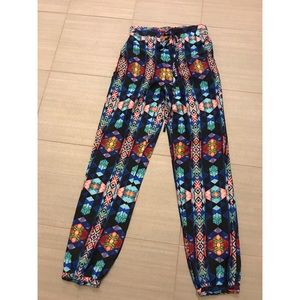 Multi colored pants